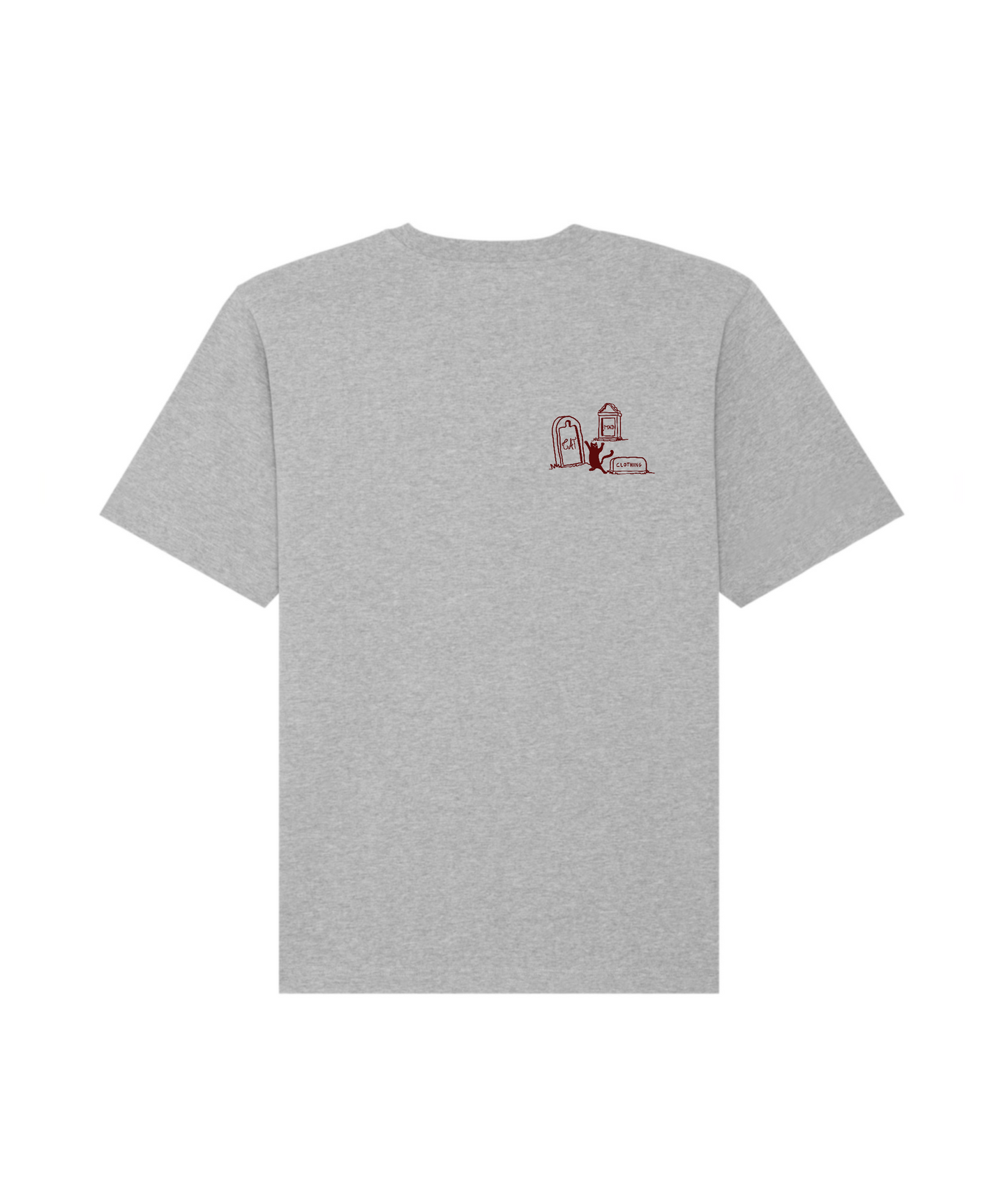 T-Shirt, "Raveyard", Grau