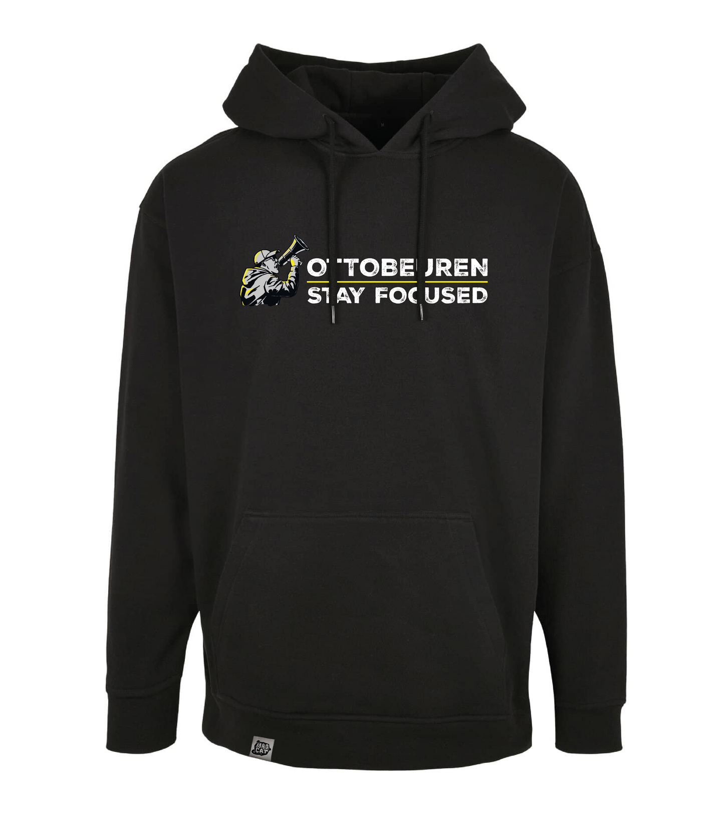 Hoodie TSVO x Mad Cat Clothing "Megafon", Black