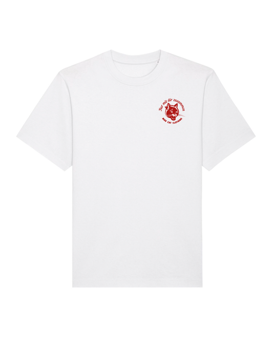 T-Shirt "Hedonistischer Eskapismus", weiß