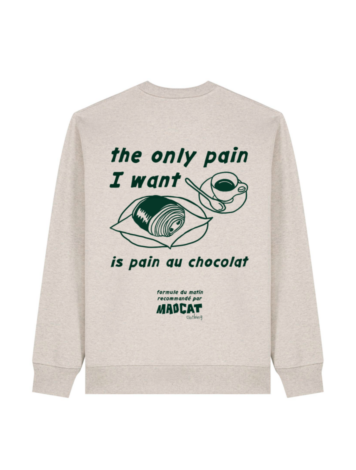 Pullover "Pain au Chocolat", Hellbraun