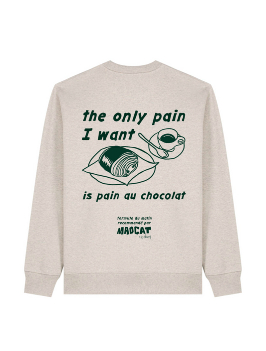 Pullover "Pain au Chocolat", Hellbraun
