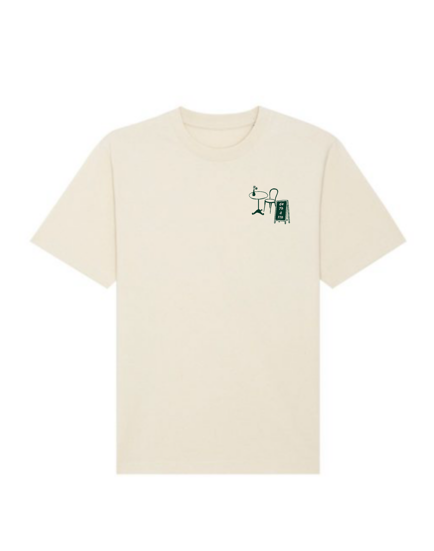 T-Shirt, "Pain au chocolat", sand