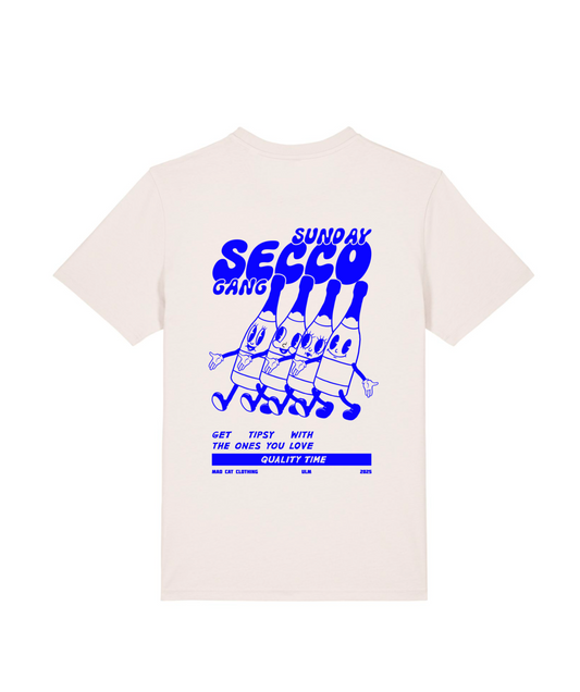 T-Shirt "Sunday Secco Gang", Off-White