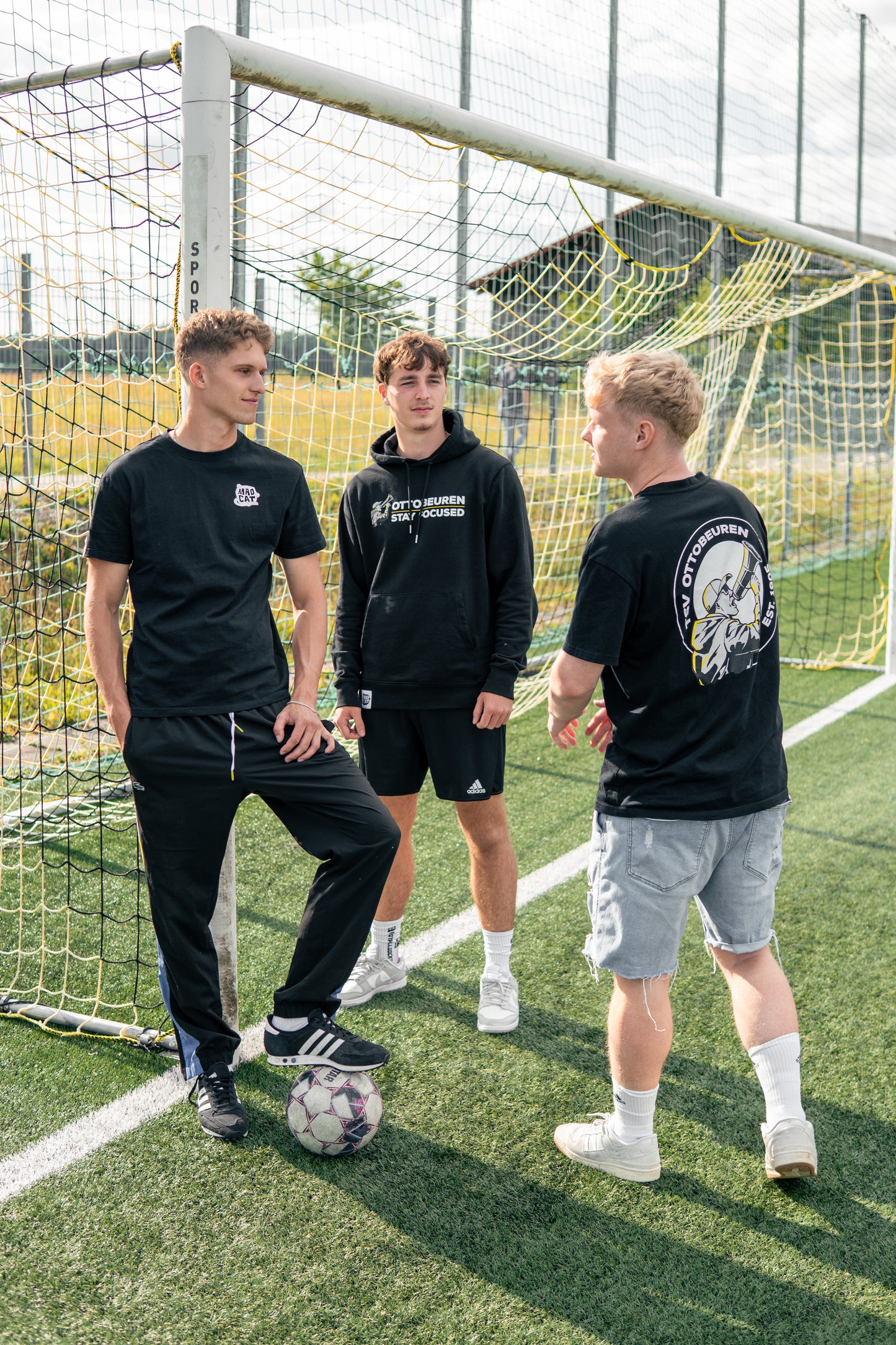 Hoodie TSVO x Mad Cat Clothing "Megafon", Black